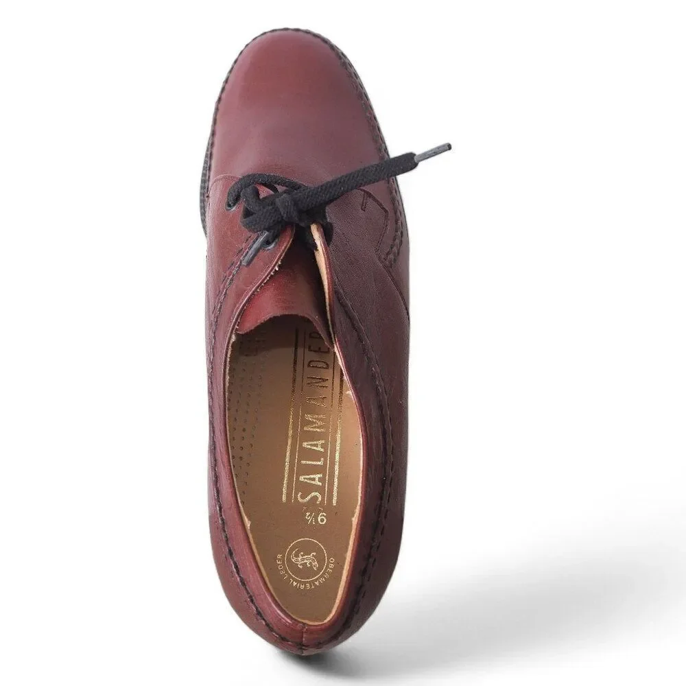Marke Salamander Vintage Made in West Germany Leather Oxfords Brown‎ Men's 9.5F
